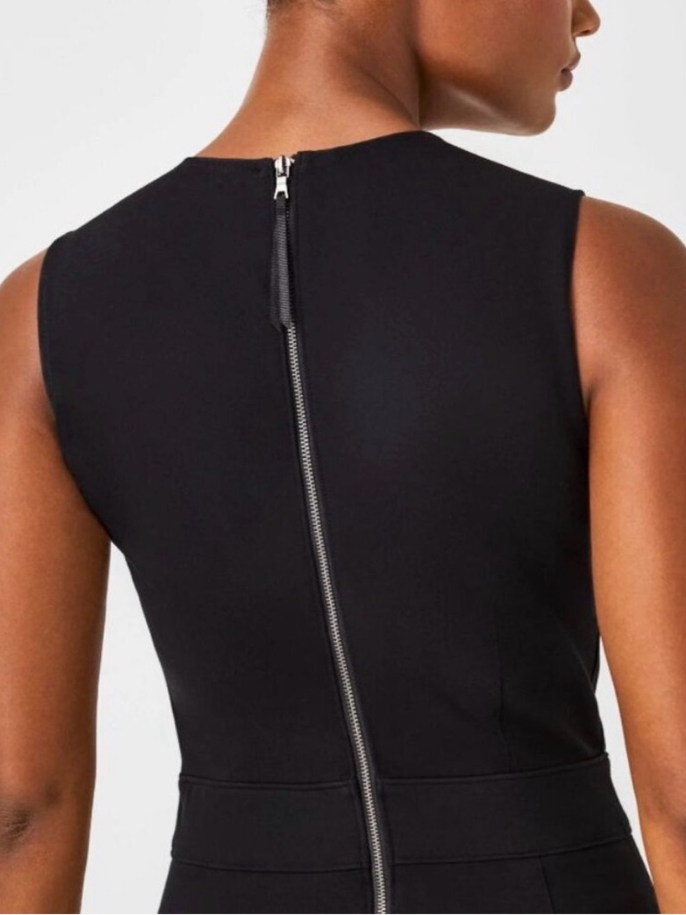 SPANX Perfect Sleeveless Jumpsuit Classic Black Size S - Picture 4 of 16